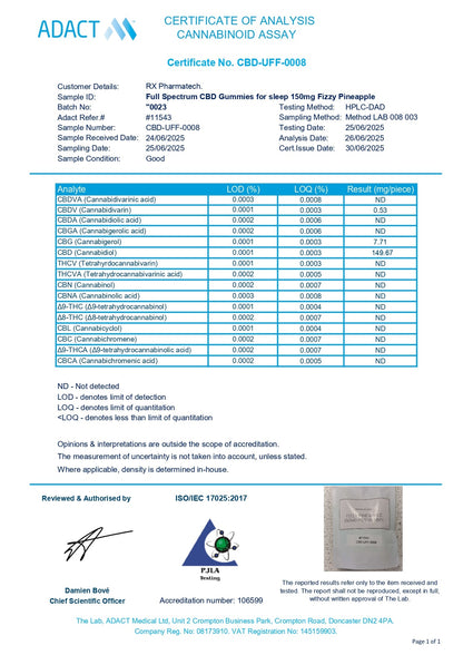 HAZE CBD NIGHT GUMMIES 3000MG